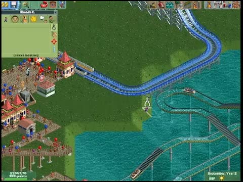 RCT2 - Drowning Guests On Land