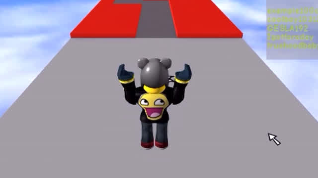 Playing a Roblox Obby!