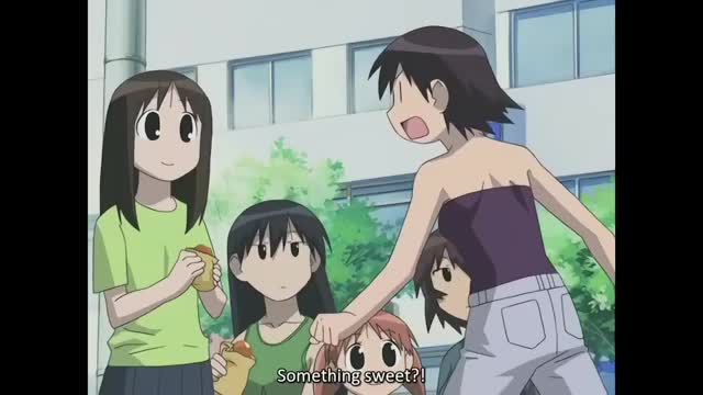 Azumanga Daioh, but every time Osaka says "Saataa Andagii", it gets slower Azumanga Daioh, but every time Osaka says "Saataa Andagii", it gets slower