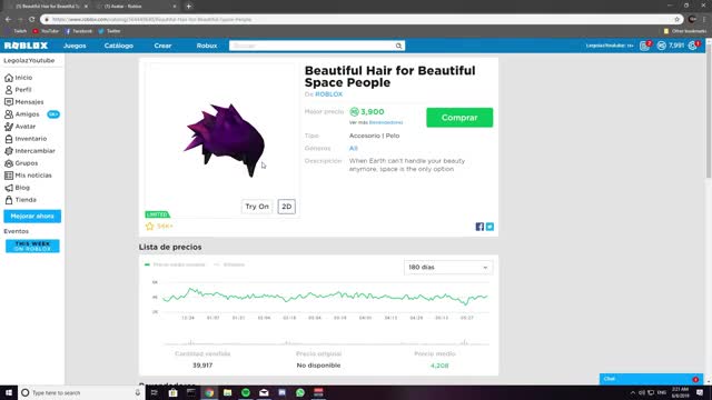 RODNY ROBLOX ME DA MIS PRIMERO ROBUX * NUEVO AVATAR * 😱