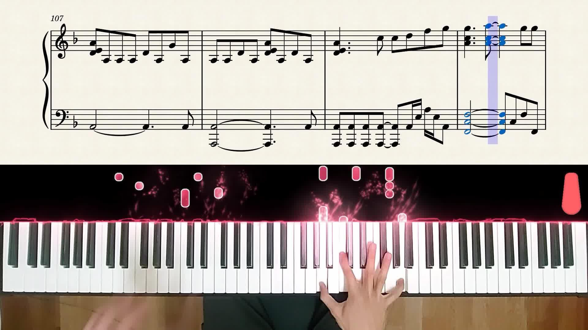 Slam Dunk - -*Kimi ga Suki da to Sakebitai *-- Piano Tutorial