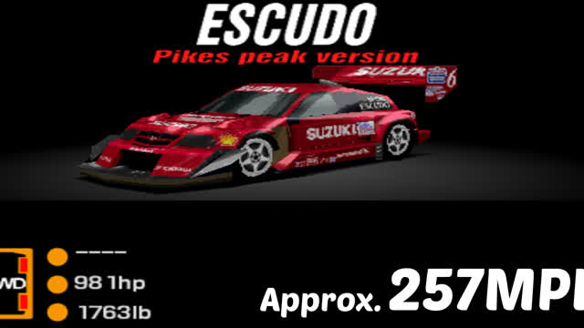 Gran Autismo 2 - Suzuki Escudo Pikes Peak Ver