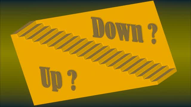 Making optical illusions in Blender N°10: Schröder's Stairs