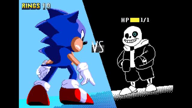 (Sonic and Undertale animation) Sonic vs Sans REMAKE (Read Description, pls)