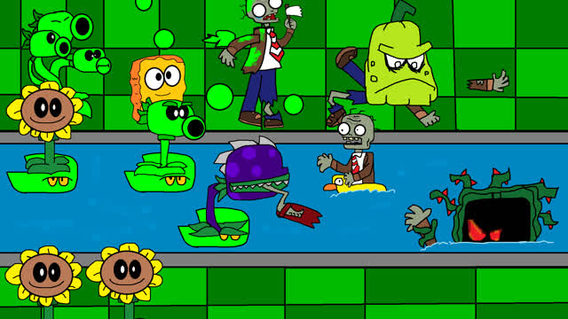 Plants Vs Zombies (2009): Pool Party Time!! (#6) Plants Vs Zombies (2009): Pool Party Time!! (#6)