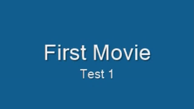Movie Test 1 Movie Test 1