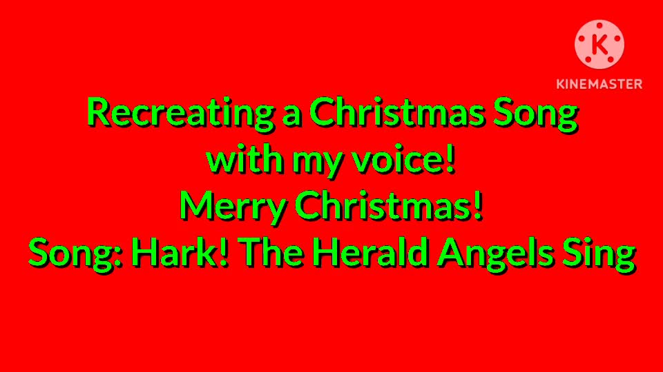 I recreated a Christmas song with my voice!