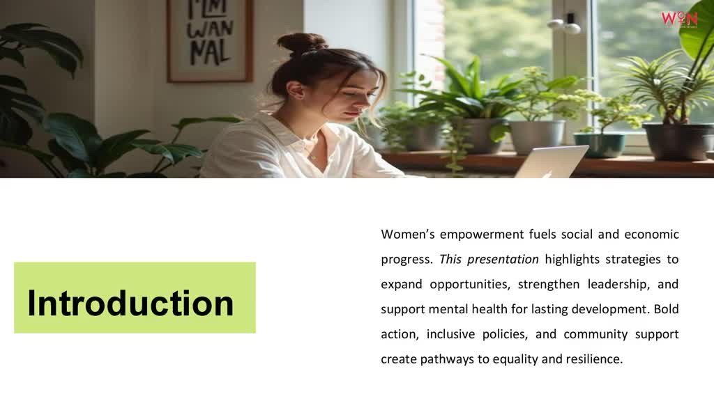 Women Rise Advancing empowerment and wellbeing for sustainable development Women Rise Advancing empowerment and wellbeing for sustainable development
