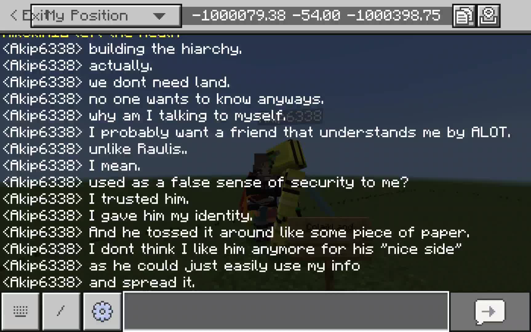 the human who i find to be a weirdo- yapped while I was afk- (video description has info i guess???)