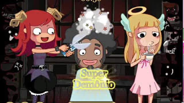 Funny flash game - Devilish Hairdresser