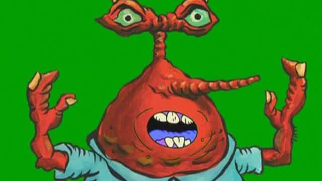 Animation of SpongeBob close ups