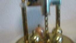 Hermle anniversary clock with quartz movment