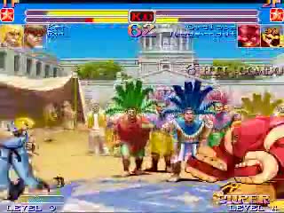M.U.G.E.N - Ken & Ryu Vs. Juggernaut & Cyclops