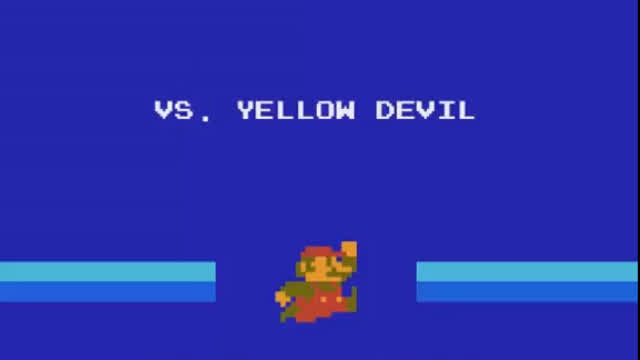 SMB - Mario Vs. Yellow Devil - No Death and Unused Path