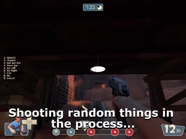 TF2 GOLD RUSH: Alone on pl_pheonix with commentary!