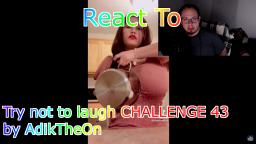 React To Try not to laugh CHALLENGE 43 - by AdikTheOne React To Try not to laugh CHALLENGE 43 - by AdikTheOne