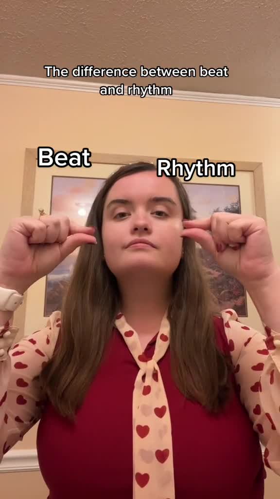 The difference between beat and rhythm
