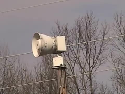 Federal Signal 2001-SRNB Alert Test. Germantown, Tennessee
