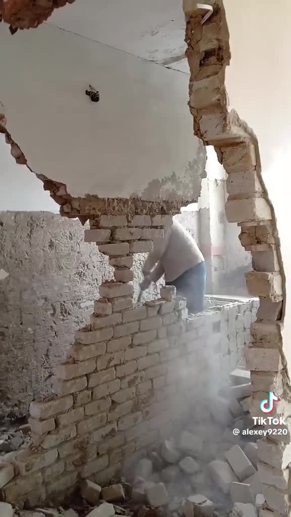 Russian House of Destruction Defying the Laws of Physics