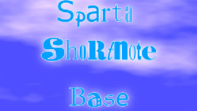 Sparta Shortnote Base + SoundCloud Link