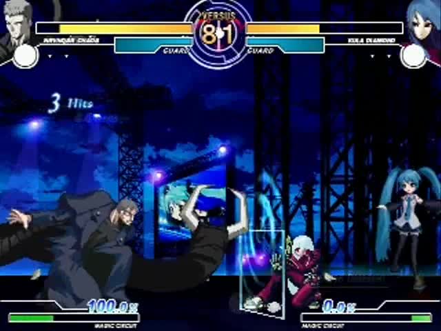 ☆Dissidia MUGEN☆ - Nrvnqsr Chaos Vs. Kula Diamond [Aqua Sky Alpha Ver. Test]