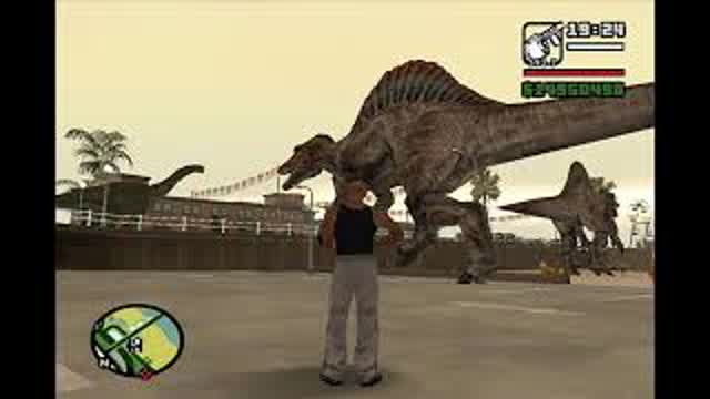 Gta San Andreas Jurassic Park - YouTube.flv