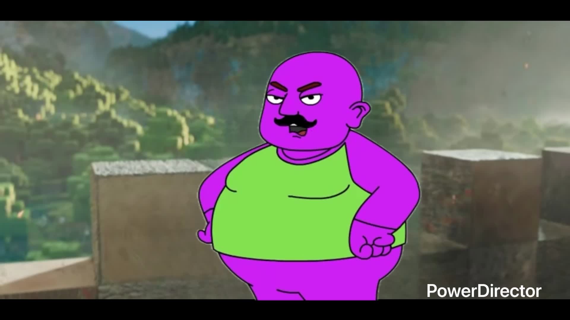 I added Evil Judge into a minecraft movie scene cuz why not