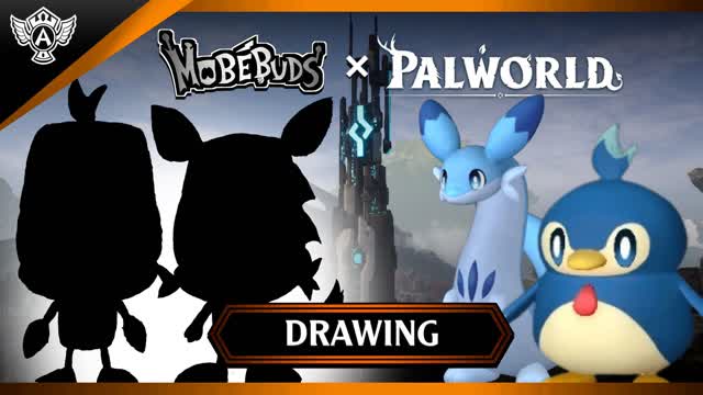 Drawing: Palworld - Pengullet and Chillet (Mobebuds Style) HD - PAL High Tone