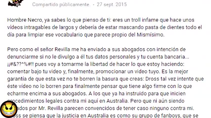 Respuesta a Felipe Gay Putaison, Maricón Denunciador y Cobarde (por Necrotemante)