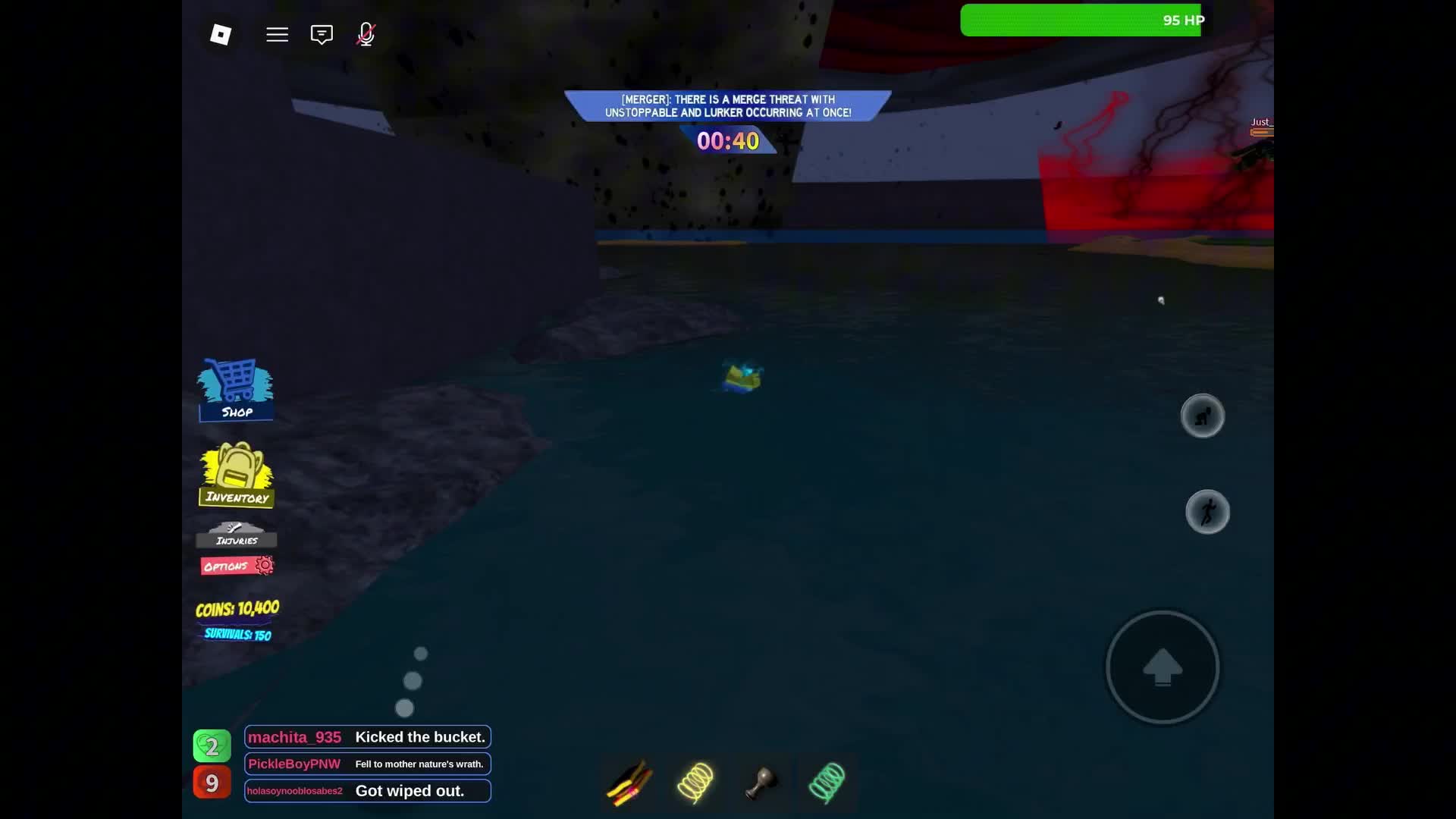 Tornado Alley Ultimate Merge Threat with Unstoppable and Lurker (Roblox)