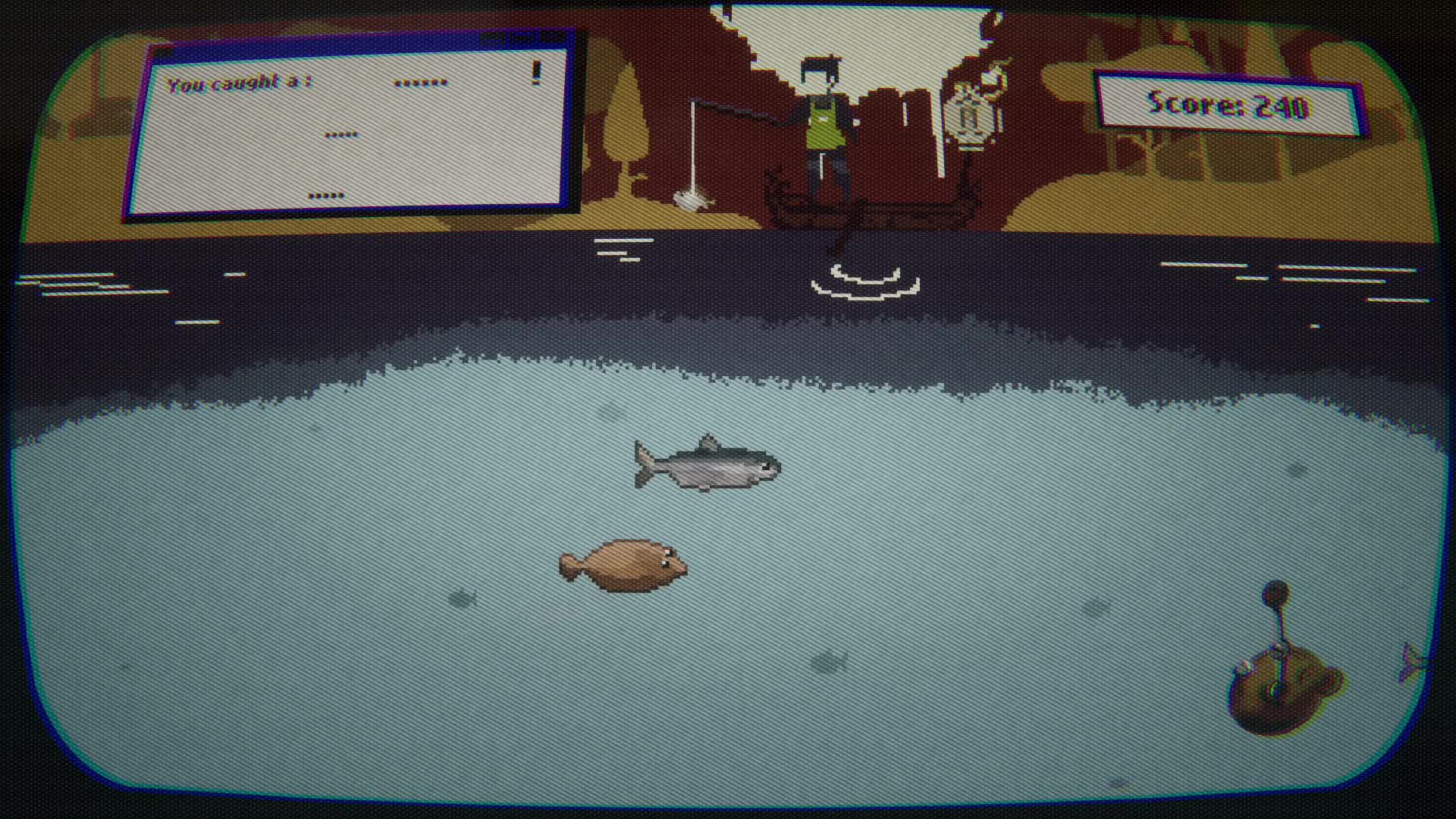 Just a Fishing Game - Pesca siniestra e inquietante en gameboy color Just a Fishing Game - Pesca siniestra e inquietante en gameboy color