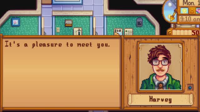 Harvey's Introduction - Stardew Valley Characters #8