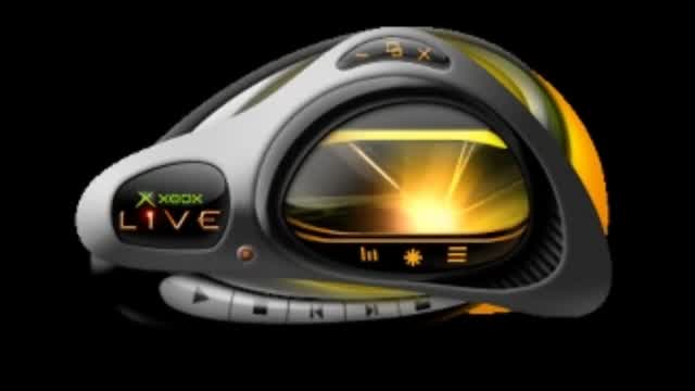 Original xbox xbox live Windows media player skin
