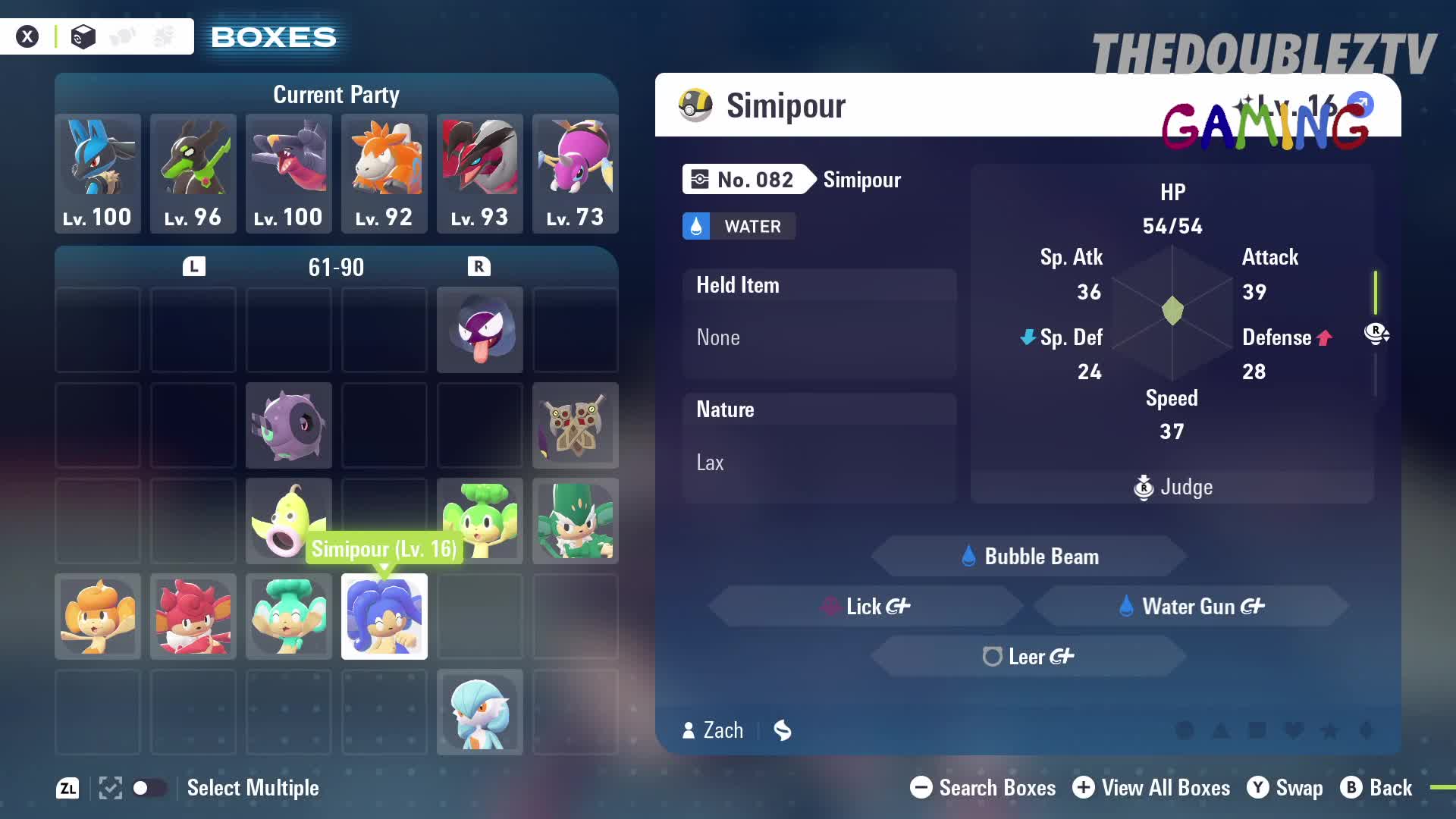 My Shiny Living Dex in Pokemon Legends: Z-A (As of 11/28/25)