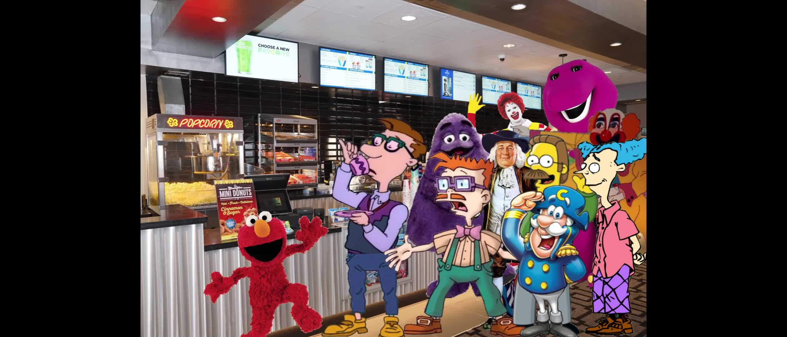 Drew Pickles and the Barney Bunch Go To A Minecraft Movie Screening Drew Pickles and the Barney Bunch Go To A Minecraft Movie Screening