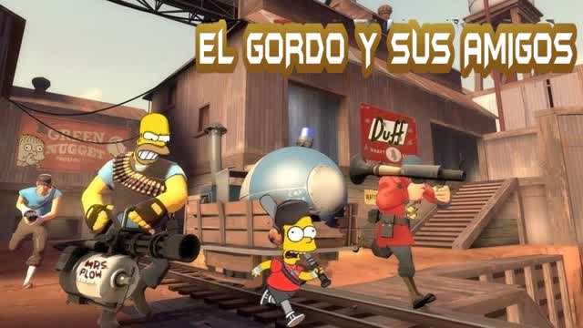 homero simpson vs el gordo