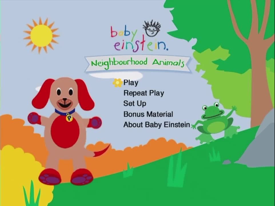 Baby Einstein Neighbourhood Animals UK 2003 DVD Baby Einstein Neighbourhood Animals UK 2003 DVD