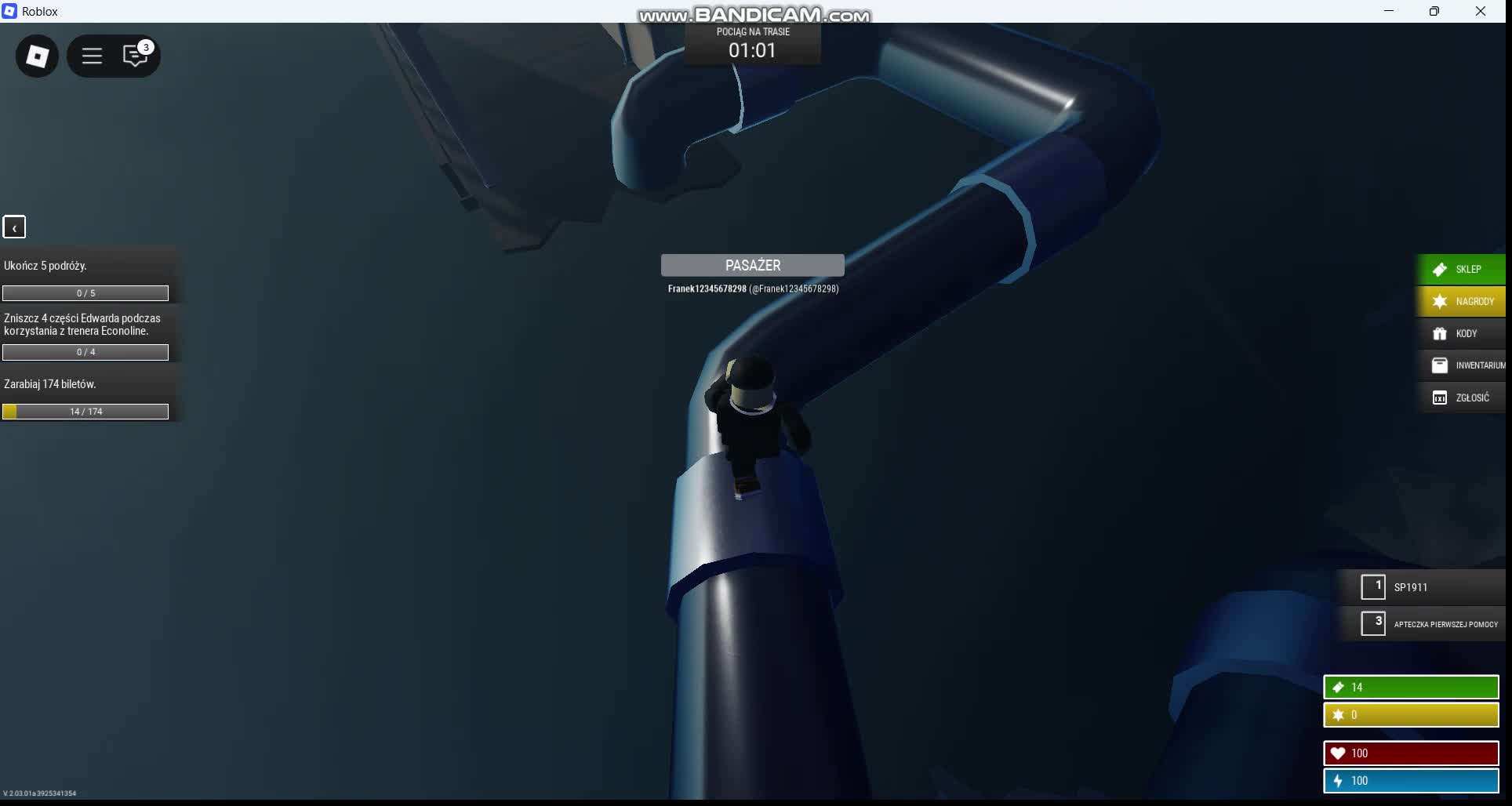 Roblox :Straszny pociag pożerający ludzi ( Horror )