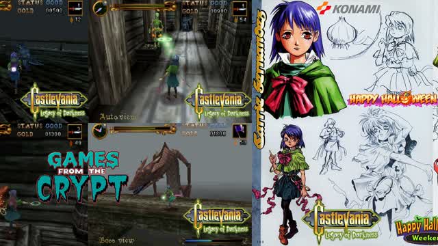 Games from The Crypt 2025 - Castlevania: Legacy of Darkness - Carrie Fernandez Cheat Code