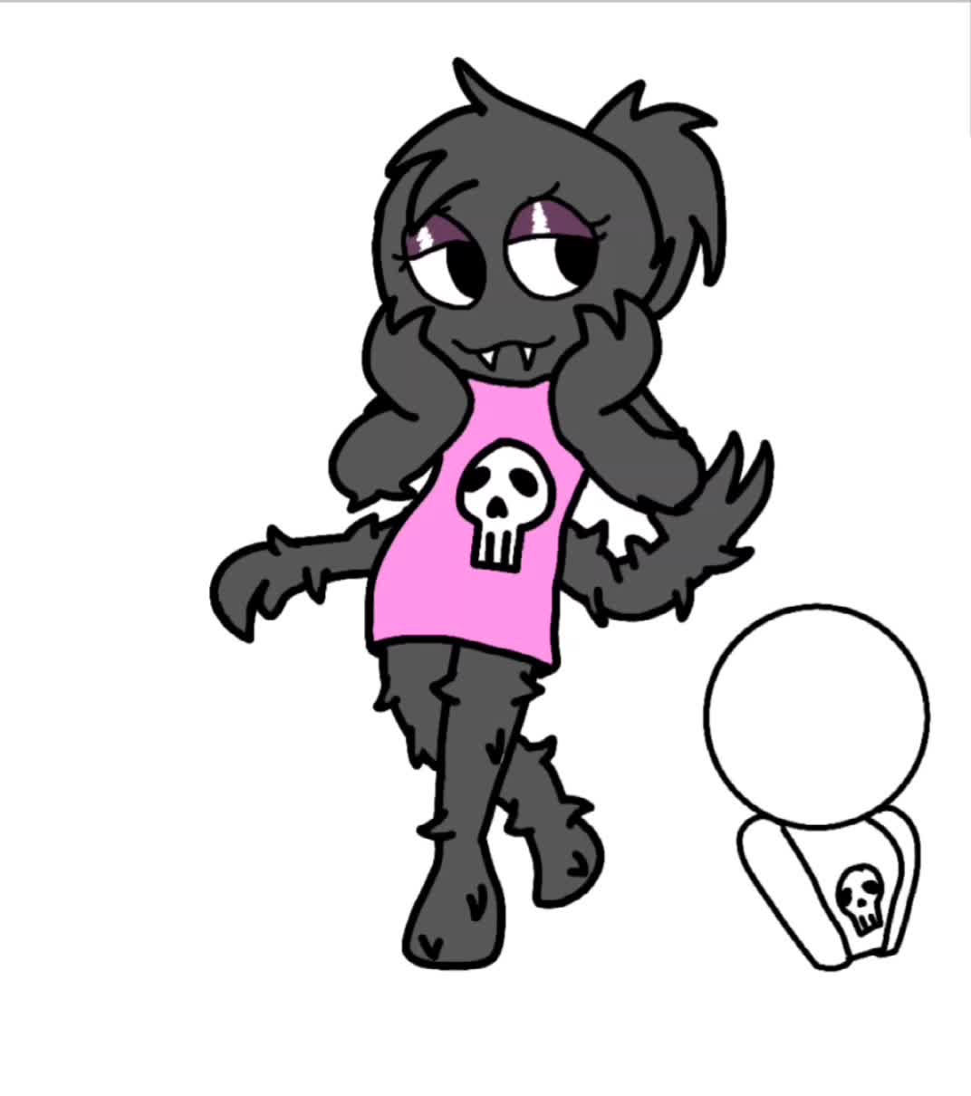 My DW oc, Mangy, speedpaint