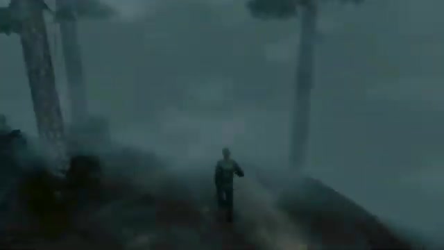 james correndo na floresta de Silent Hill james correndo na floresta de Silent Hill