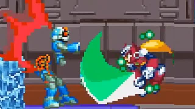 Megaman Zero 3 X1 Zero Hack - Intro stage with MMX3 Zero Theme & ClementJ642