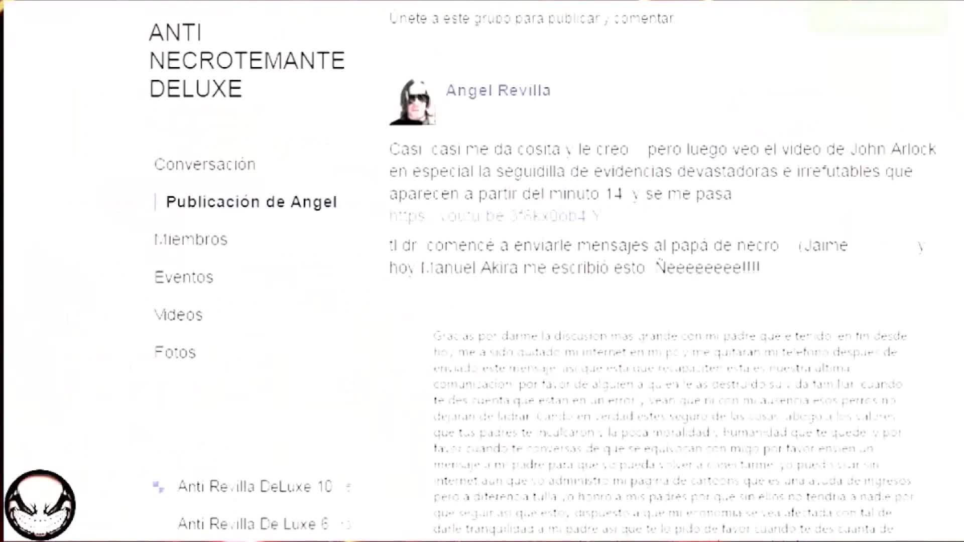 El acoso cometido por Dross y sus esbirros contra Manuel Akira.