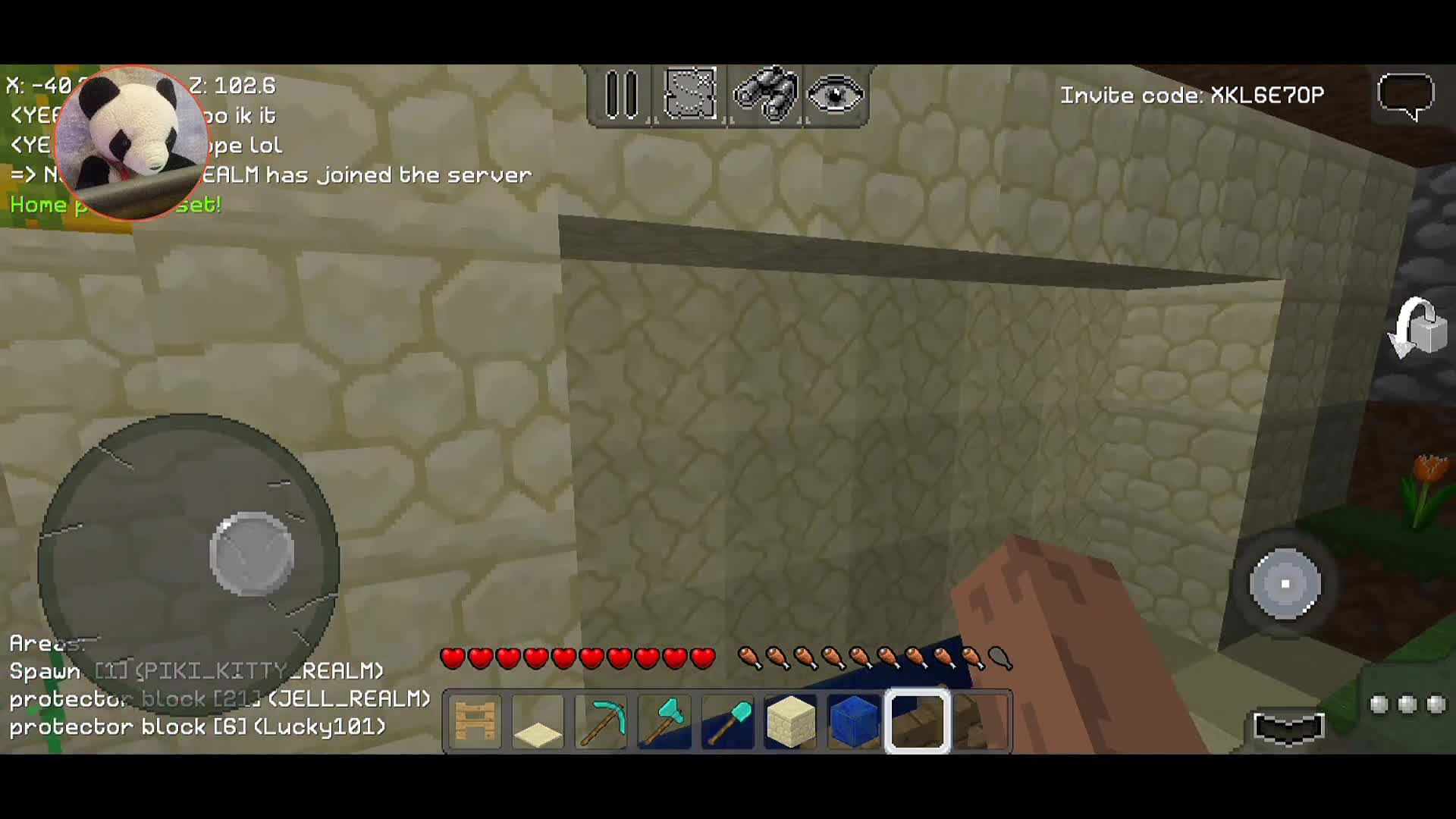 How to make a secret wall entrace in multicraft