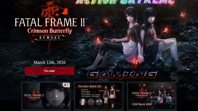 Fatal Frame II: Crimson Butterfly Remake - Official Release Date Trailer