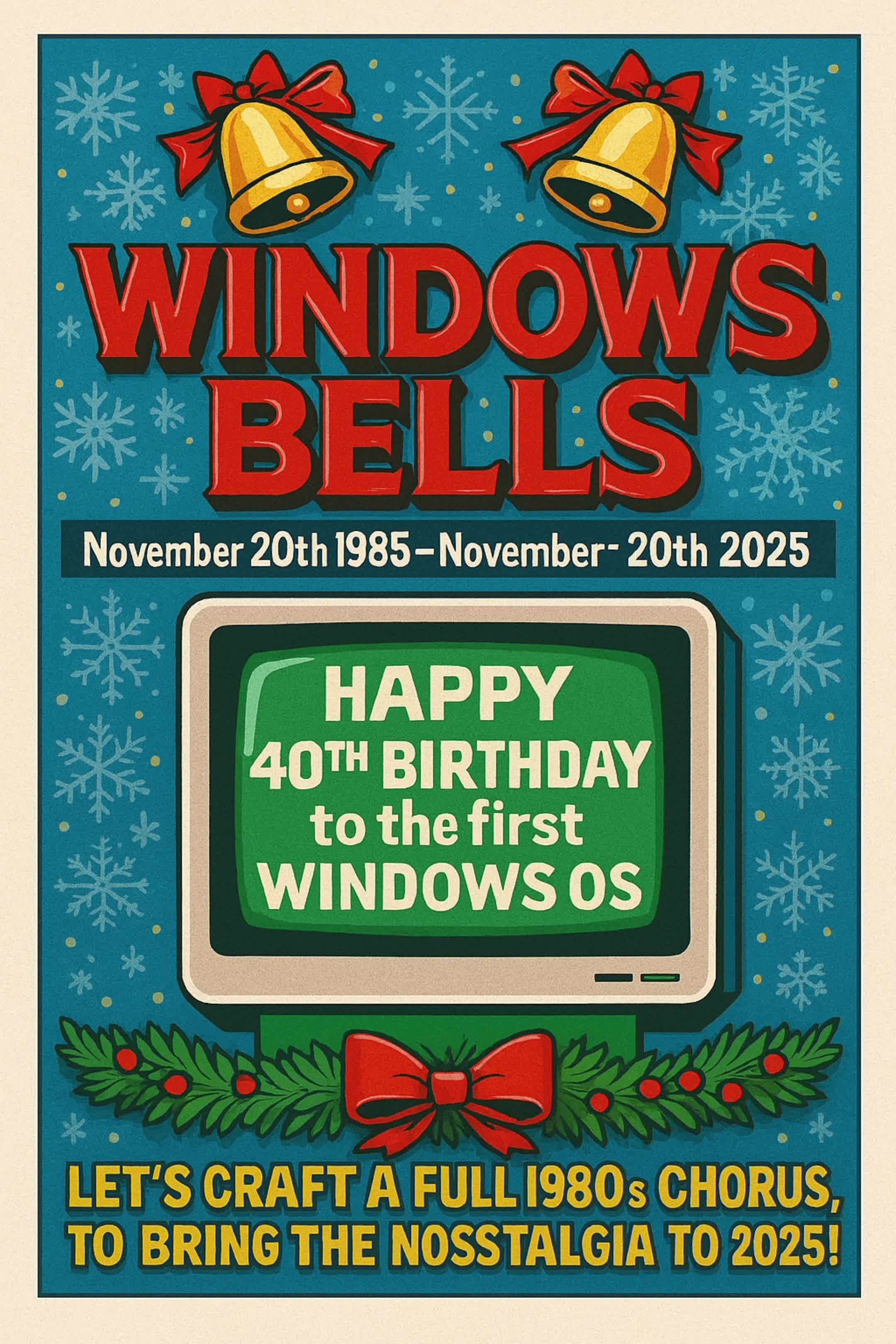 Windows Bells (1985 → 2025) - CoPilot.