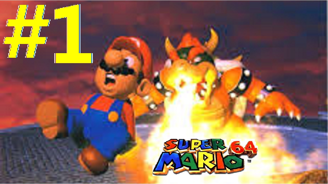 Let´s Play Super Mario 64 ( 100% Deutsch ) - Teil 1 Peach´s Einladung!