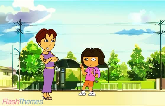 Dora The MotherFucking Explorer escapes from school/Grounded Dora The MotherFucking Explorer escapes from school/Grounded
