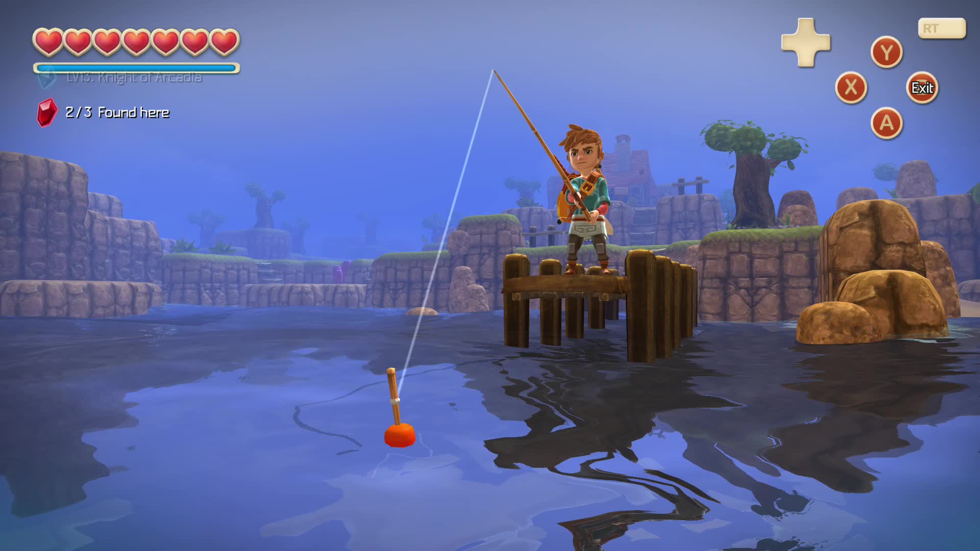 Oceanhorn - ¿Salvar al mundo?, Na, mejor vamos a pescar