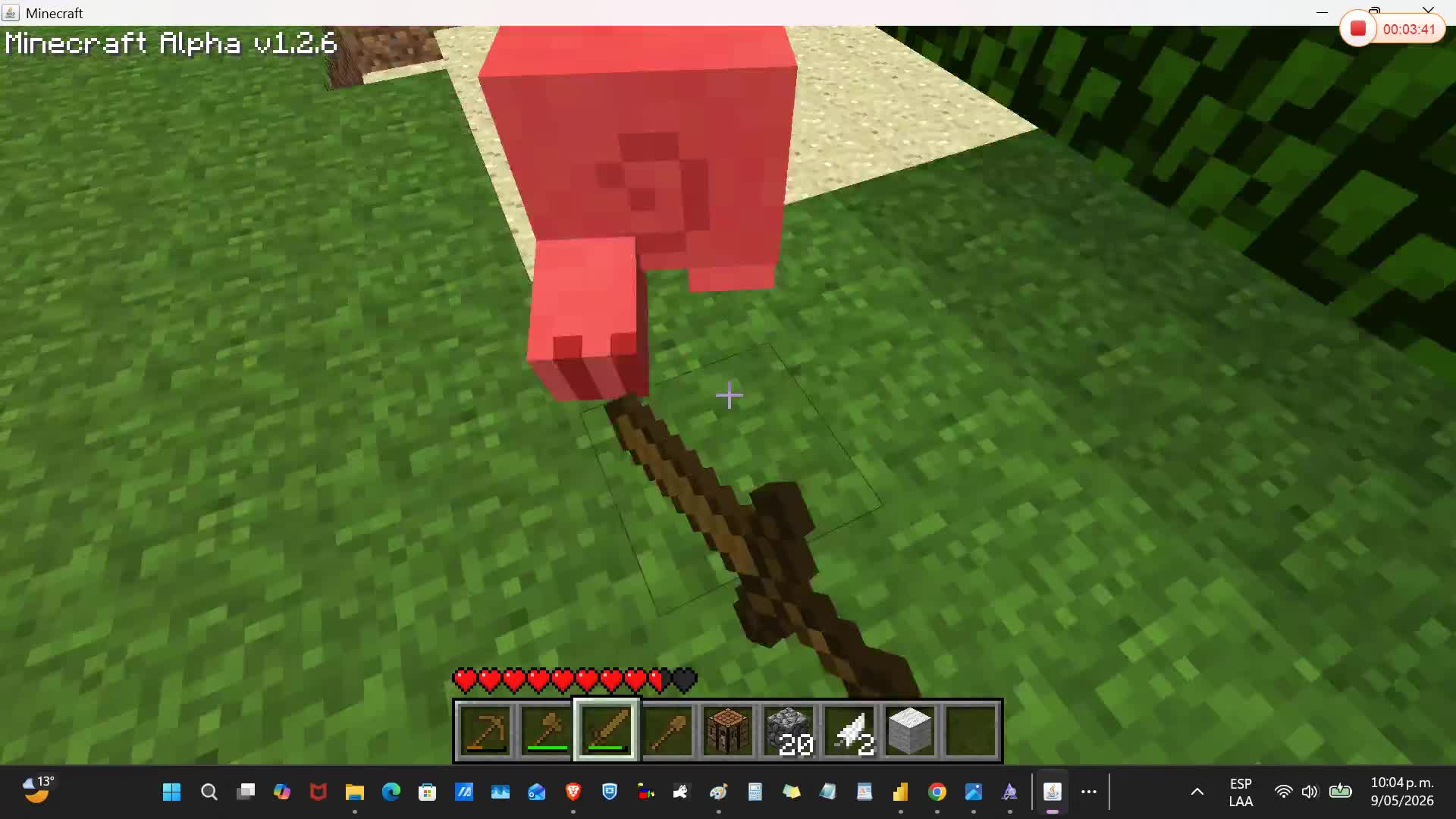 Gameplay de Minecraft alpha Gameplay de Minecraft alpha